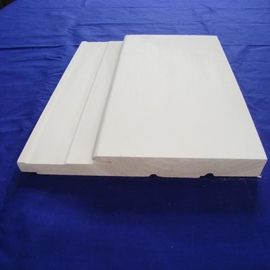 Het witte Houten Venster Vormen, Binnenlands Raamkozijn voor de Bouw van Ornament DG8101
